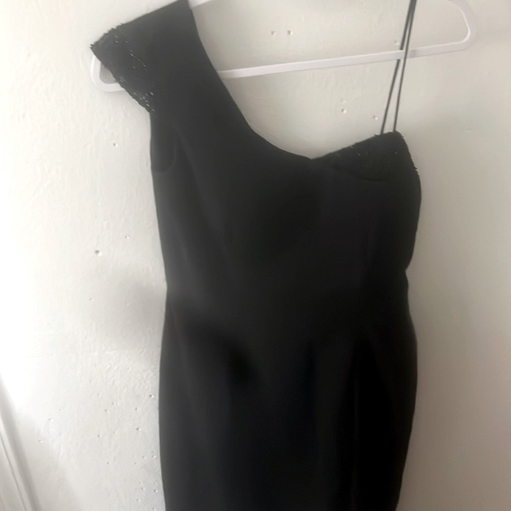 One strap dress hand beaded size 12